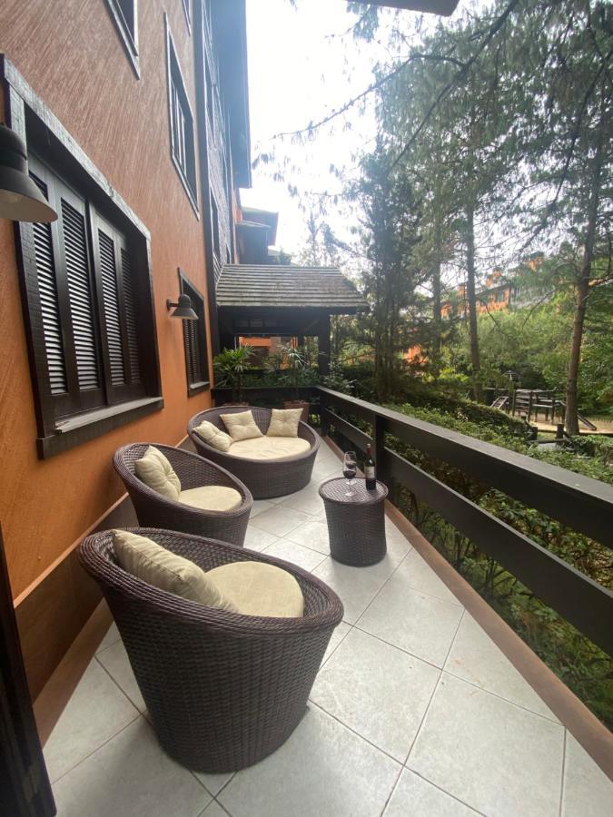 Apartamento Maravilhoso No Condominio Knorrville Em Gramado! Exterior foto