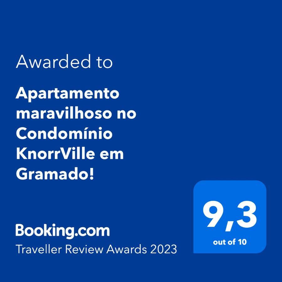 Apartamento Maravilhoso No Condominio Knorrville Em Gramado! Exterior foto